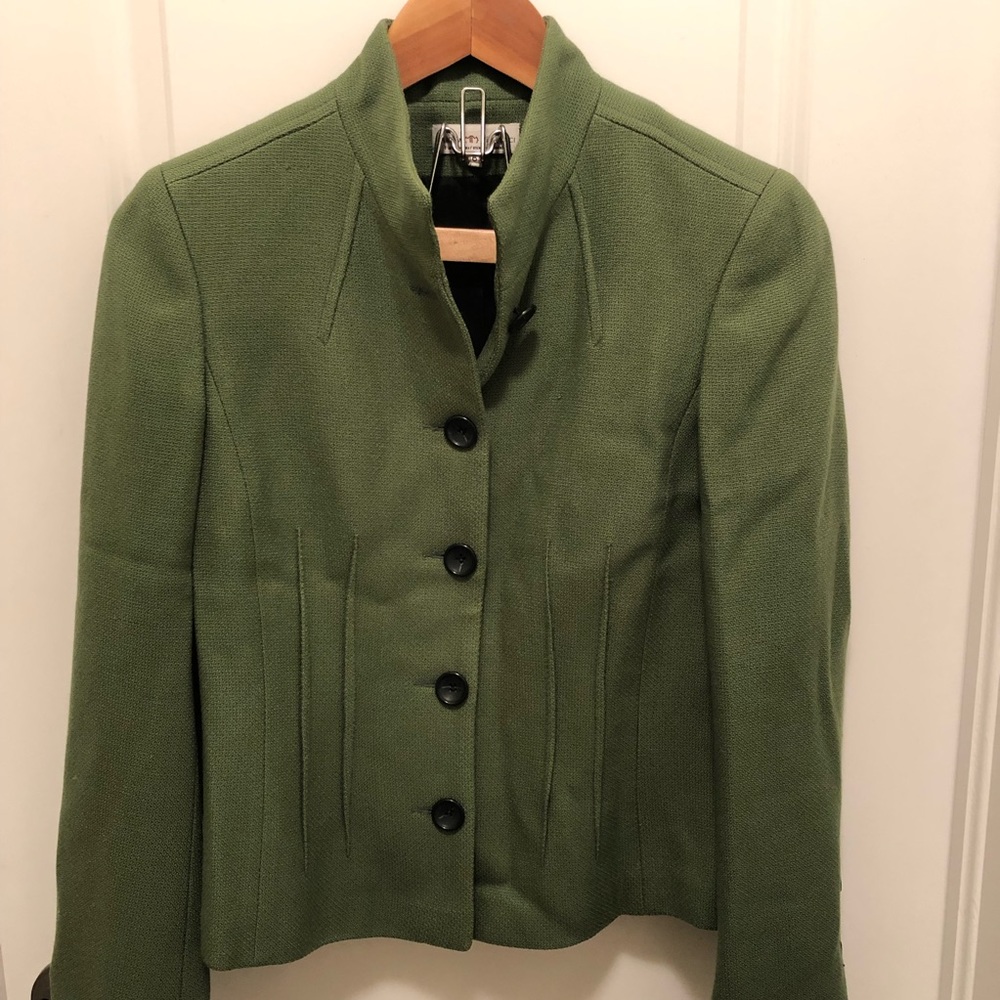 Olive tailored blazer
